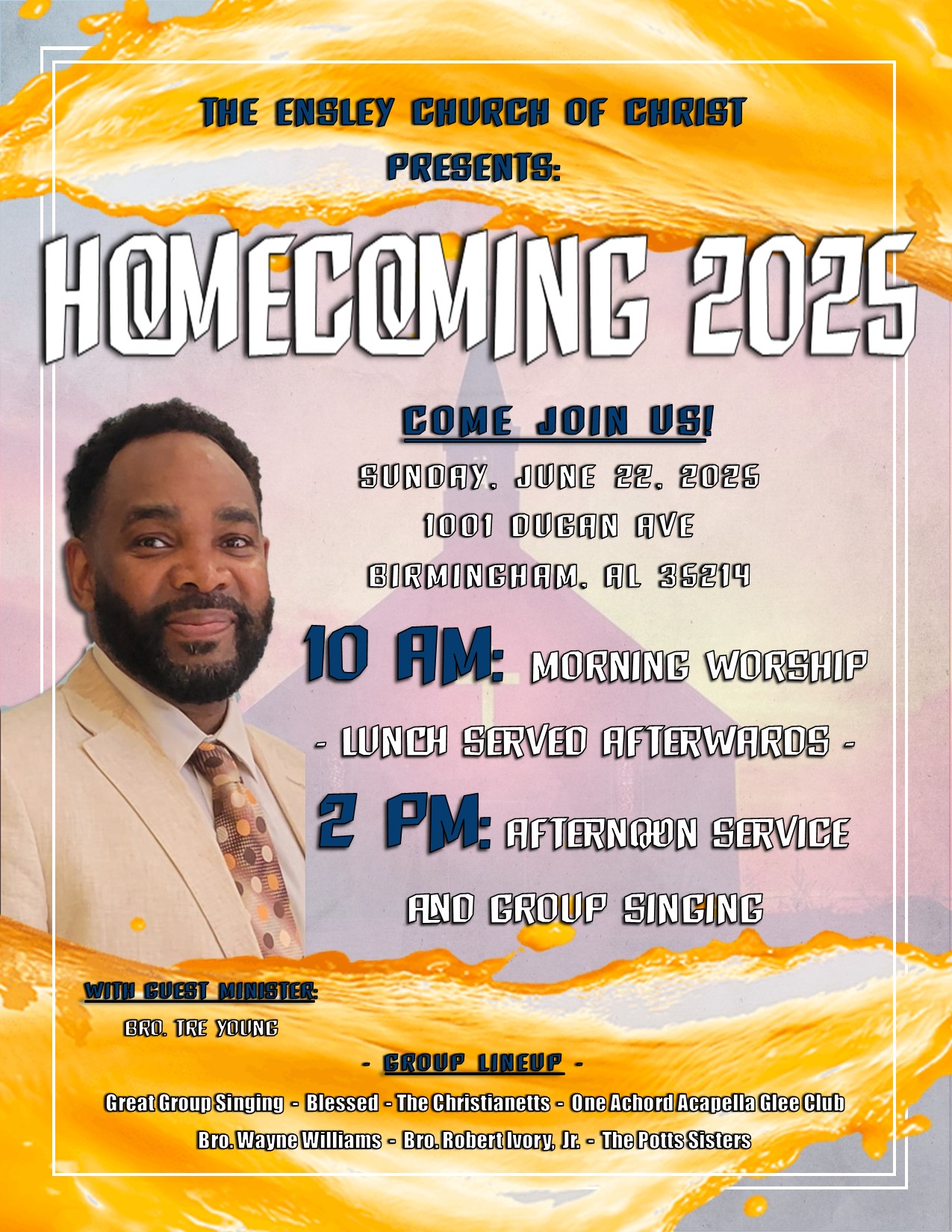 Join Us for our Homecoming Celebration!